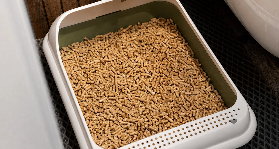 cat litter pellet