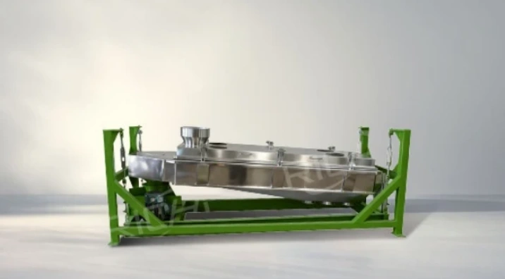 pellet cooling and screening section