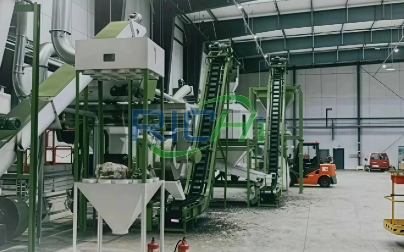 Finland mixed softwood waste pellet plant