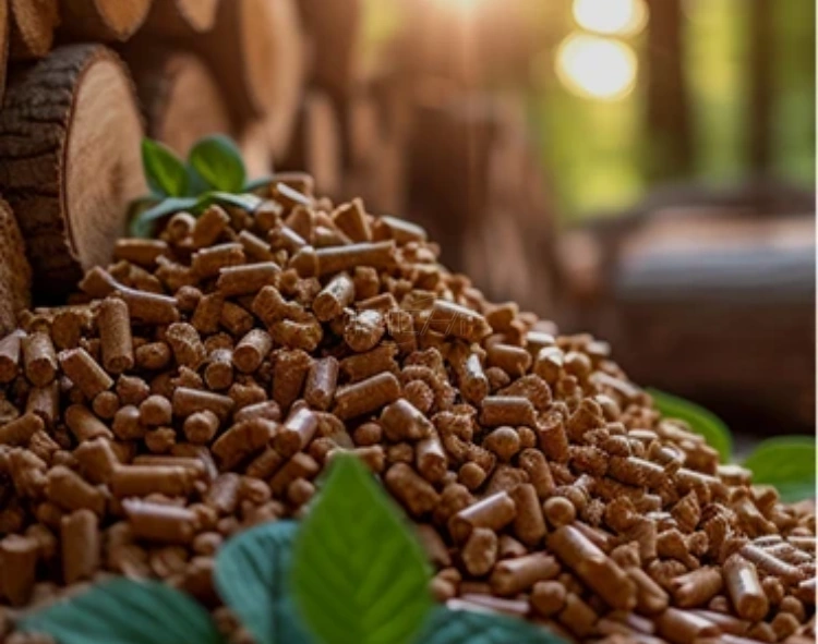 wood biomass pellet production