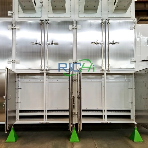 belt dryer machine air damper structure