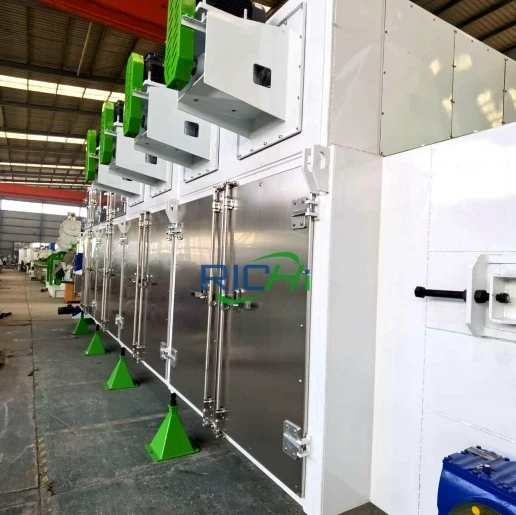 belt dryer machine equipment close-up