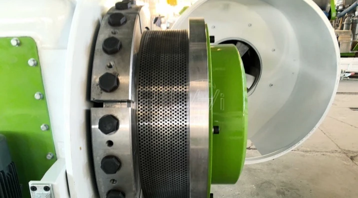 máquina de abono orgánico con matriz anular