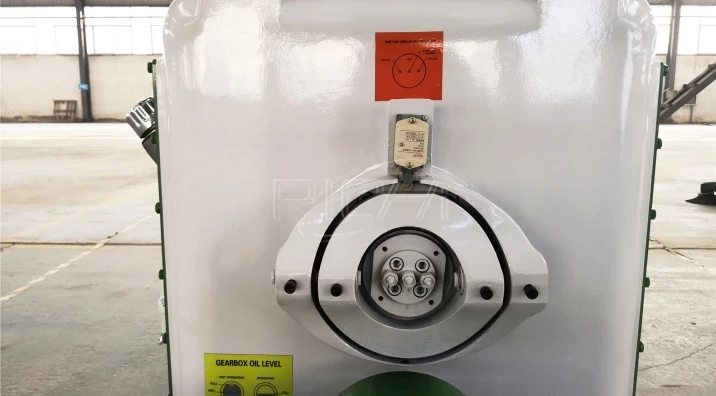 dispositivo de seguridad para una máquina de pellets de biomasa