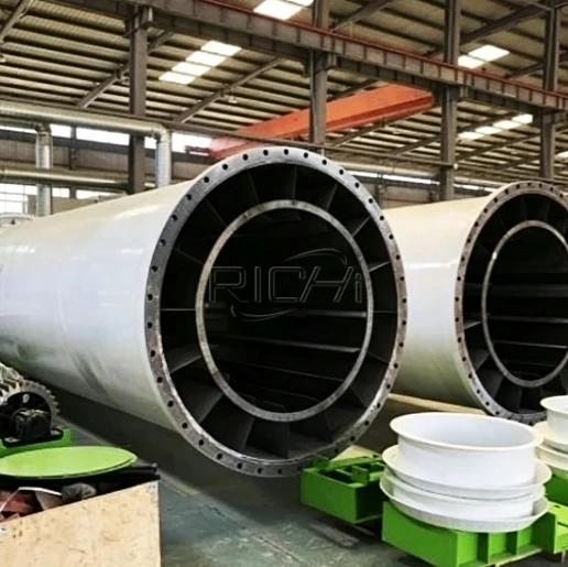sistema de calefacción del secador rotativo de biomasa