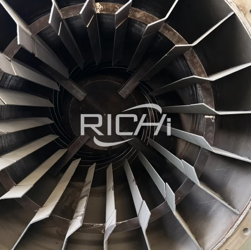 biomass rotary dryer ventilation system