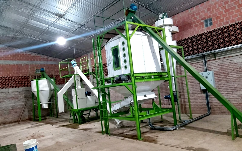 Máquina transportadora de tornillo sinfín eficiente en Brasil