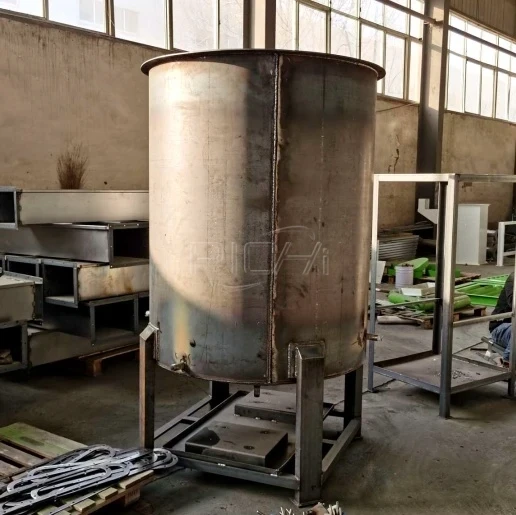 depósito de almacenamiento del sistema de dosificación de líquidos