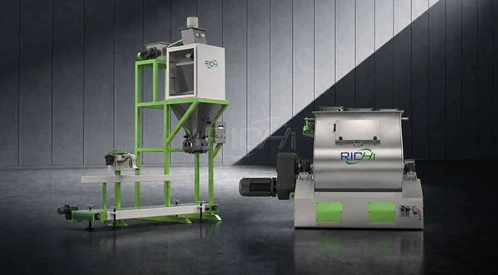 Sistema de dosificación y mezcla para una línea de producción de pellets