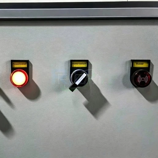 Botones prácticos del sistema PLC