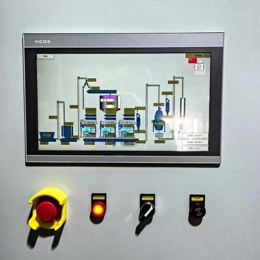 pantalla táctil del sistema PLC