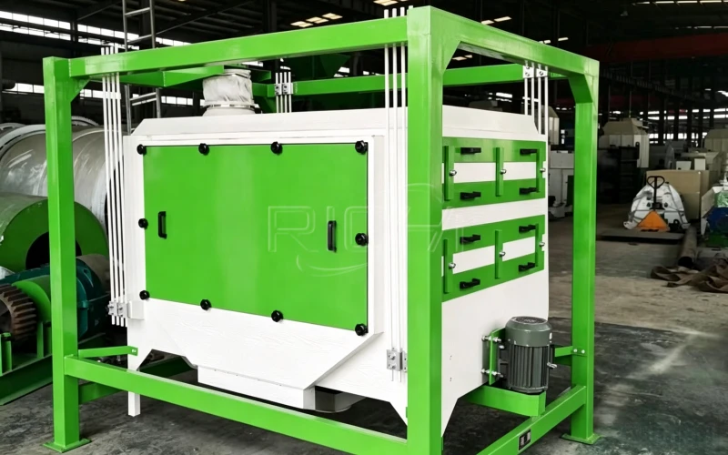 Proyecto de un cribado de alta capacidad para una planta de piensos avícolas en Tailandia