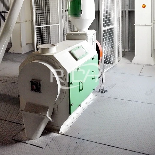powder cleaning sieve outlet