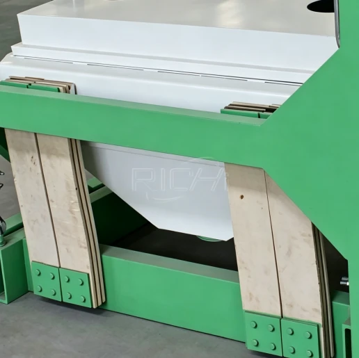 rotary screening machine support plate