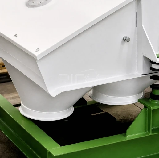 vibrating grading screen outlet