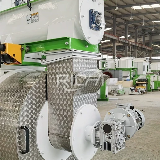 cow dung pellet making machine forced feeder