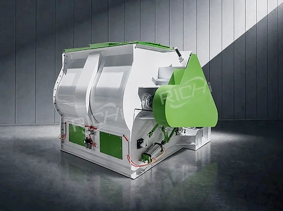 double shaft paddle mixer