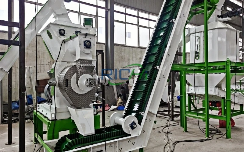 fzlh420 commercial chicken manure pellet machine in uruguay