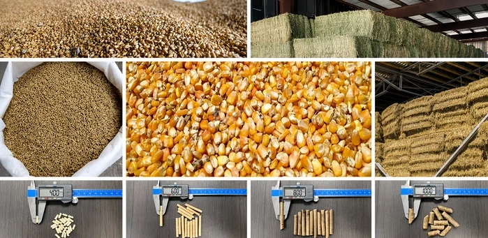 goat feed pellet making machine for grains and forage