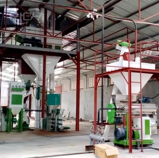 goat feed pellet making machine in commercial feed factory