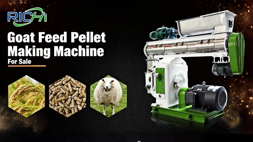 goat feed pellet making machine operation video