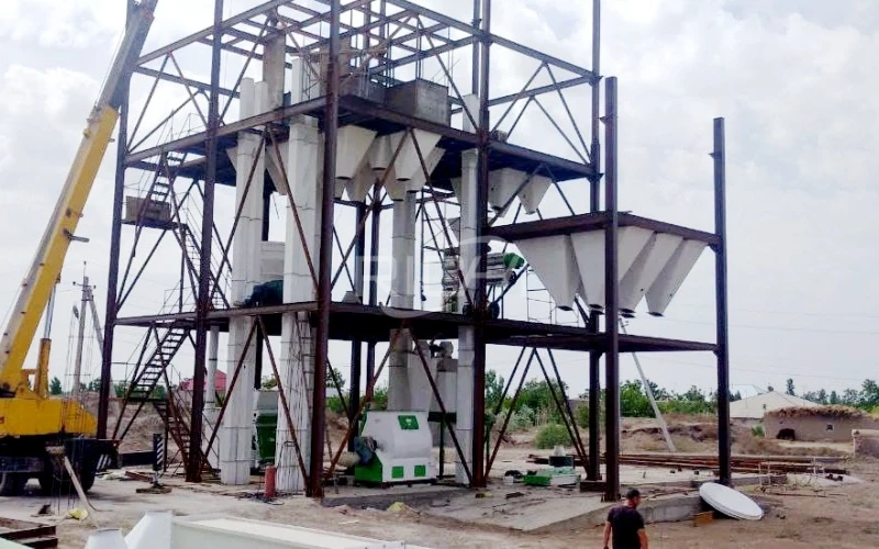 industrial goat feed production line project in brazil