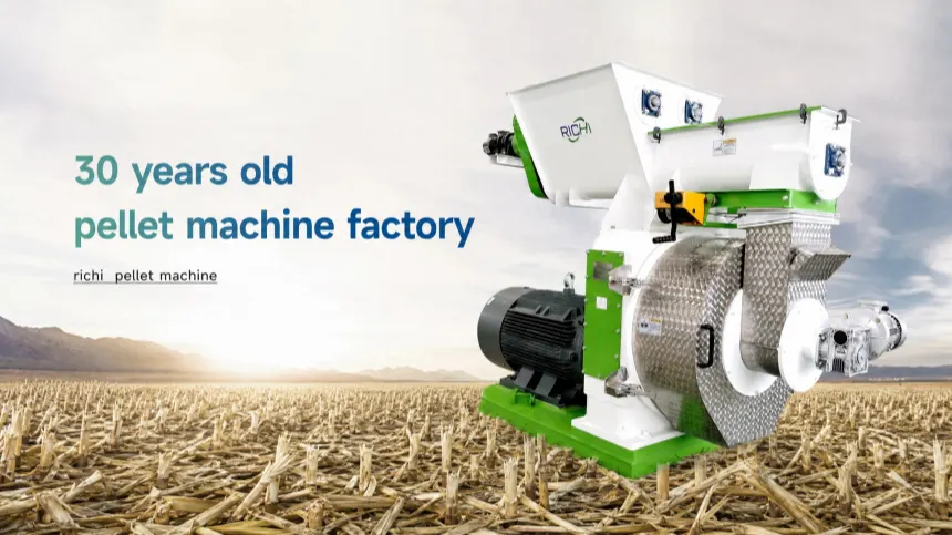 corn stalk pellet machine testing video