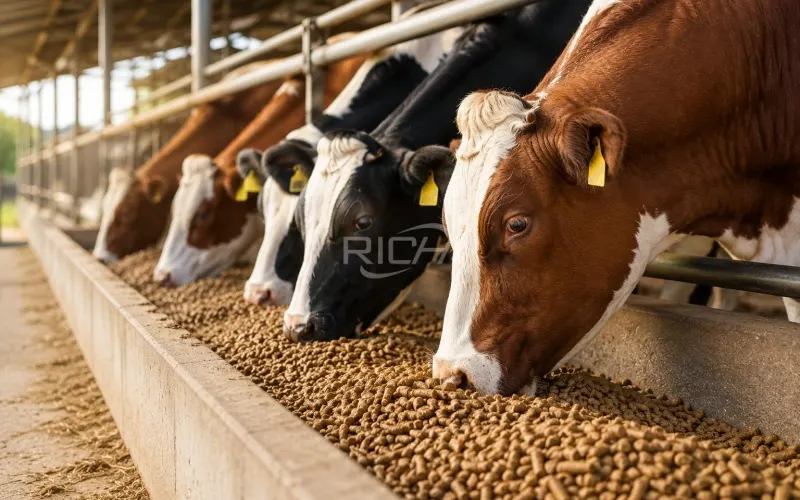 corn stalk ruminant feed