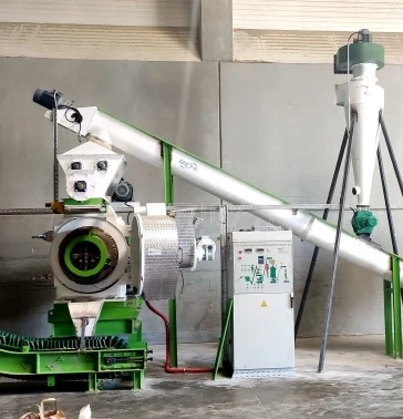 czlh350 straw pellet machine project in kenya