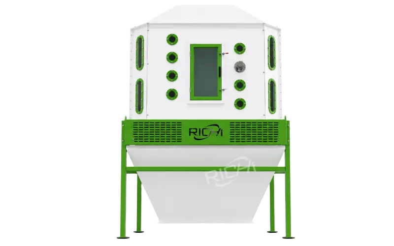 corn stalk pellet counterflow cooler