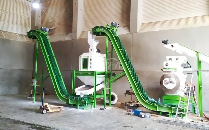 small corn stalk pellet machine project in germany