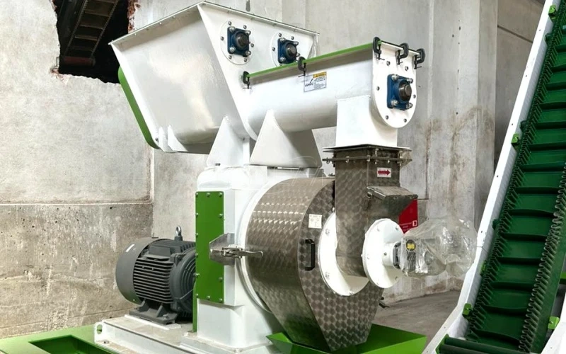 small scale straw pellet machine project in the uk